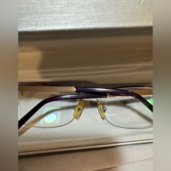 Morel Lightec Eyeglasses with Case semi-rimless frames only France 51 mm - Picture 2 of 6